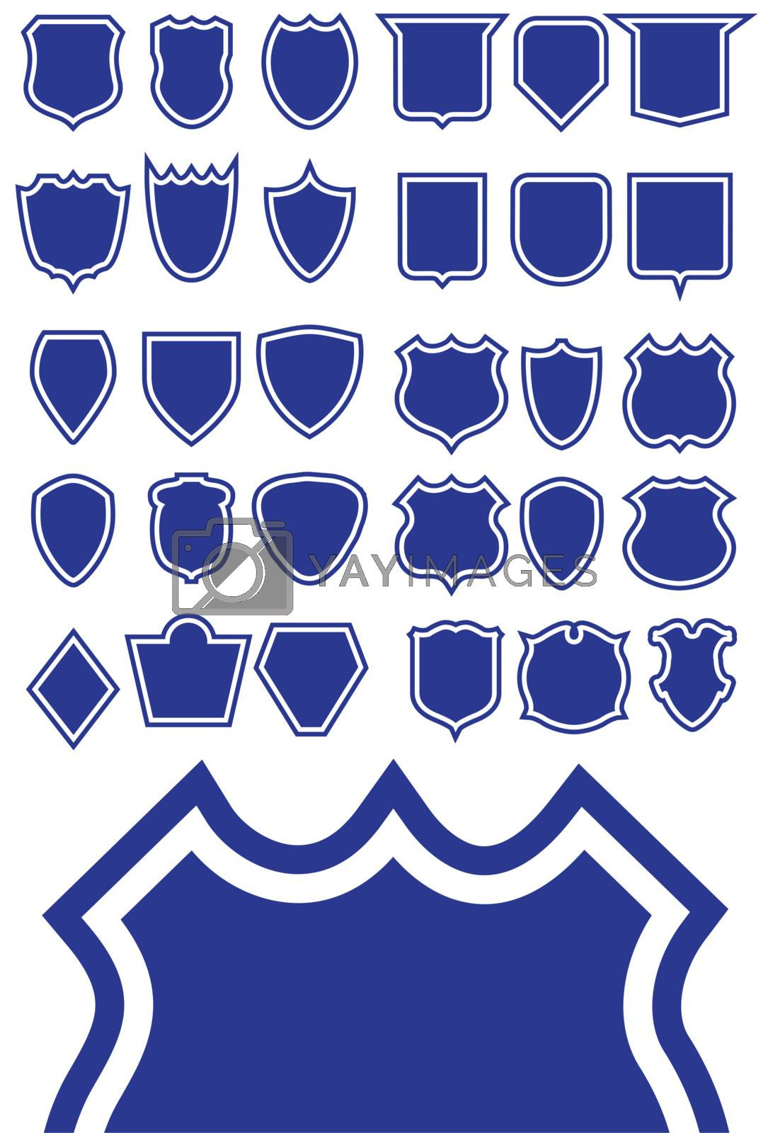 Shield Shape Templatefaberfoto Vectors &amp;amp; Illustrations With throughout Free Shield Shapes Templates
