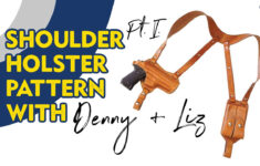 Shoulder Holster Pattern W/ Denny + Liz Pt. I. intended for Free Printable Chest Holster Patterns