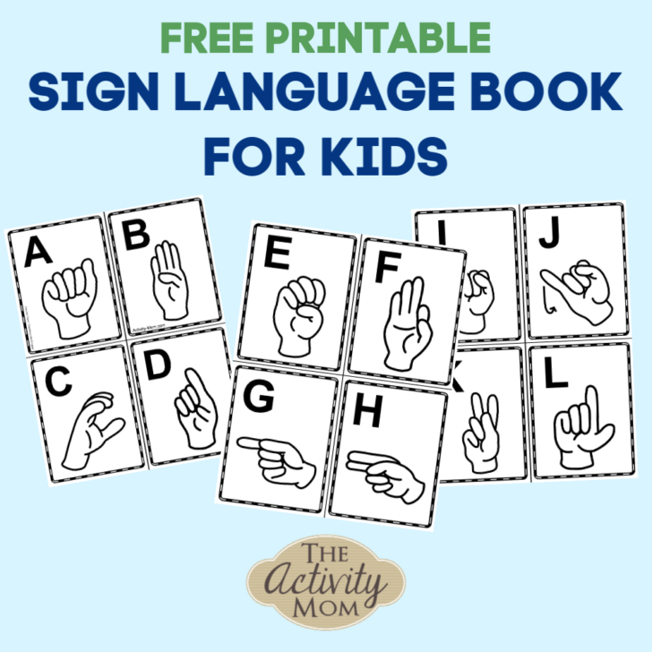 Free Sign Language Printables