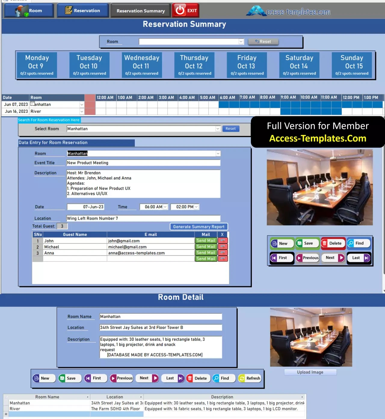 Simple Online Desk Reservation And Booking Software For Small with Free Access Templates 2007 Download
