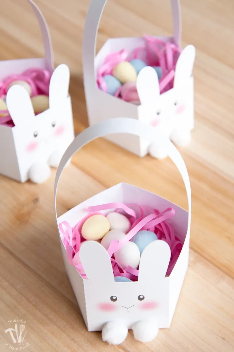 simple printable bunny easter basket crafting my home for printable easter basket Simple Printable Bunny Easter Basket • Crafting My Home for Printable Easter Basket