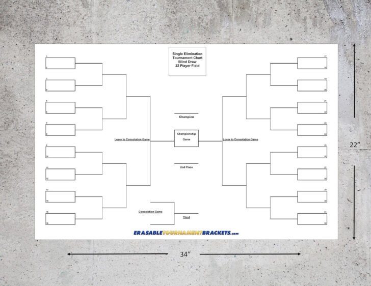 Free Printable Wrestling Tournament Bracket 32 Person 8 Places