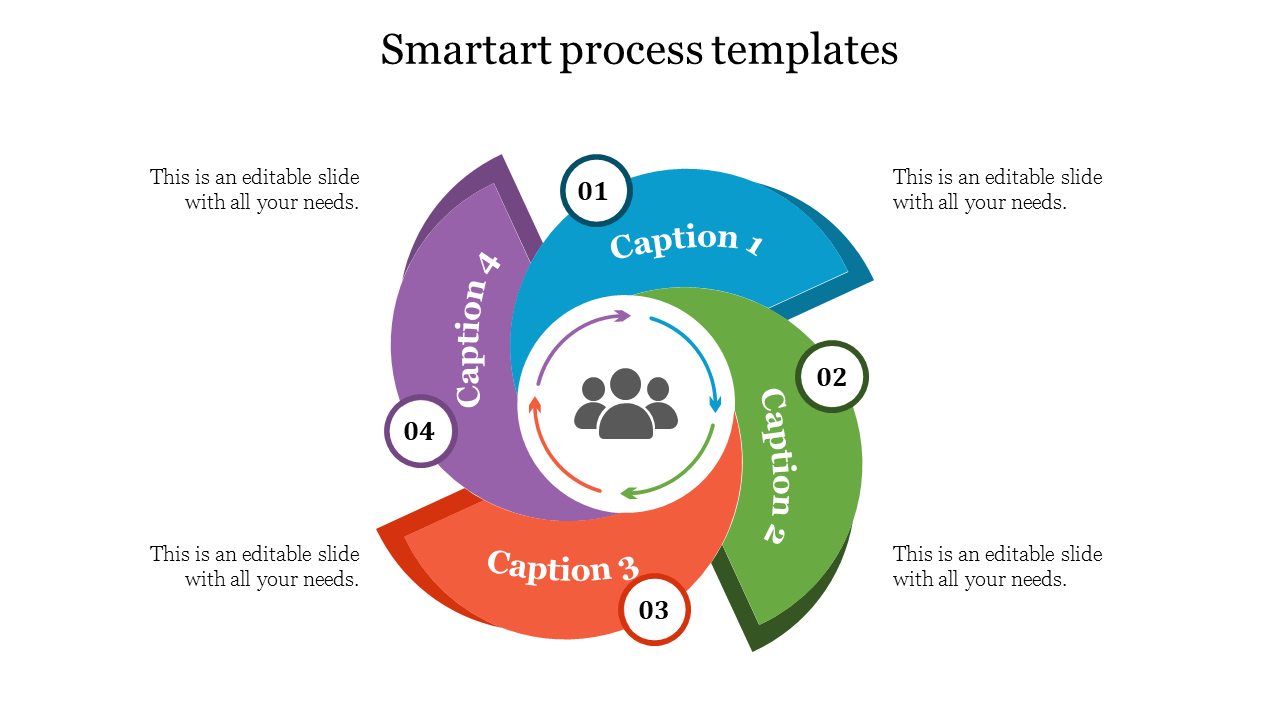 Smartart Process Ppt Presentation Templates &amp;amp; Google Slides pertaining to Free Powerpoint Smartart Process Templates
