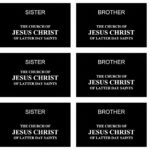 So You Think You Can Learn: Primary Activity   Missionary Training For Free Printable Missionary Tags