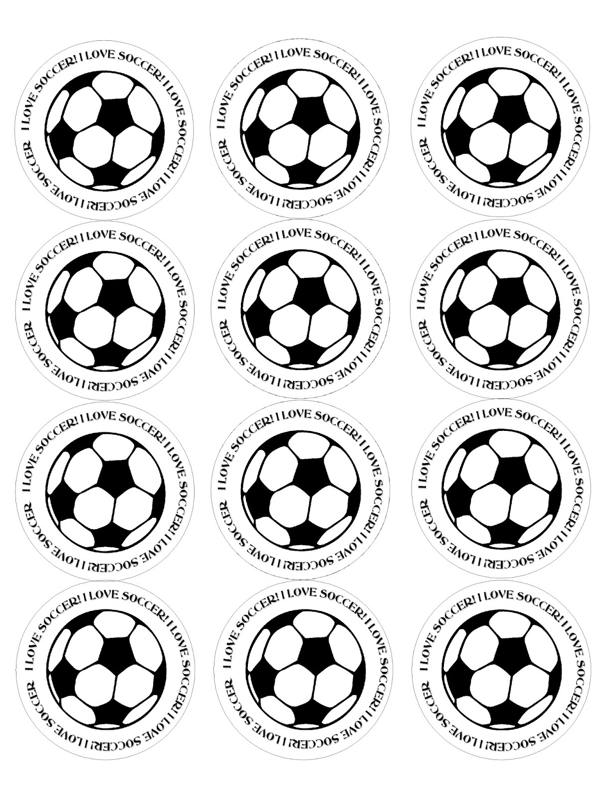 Soccer Ball Template Free Printable for Free Printable Soccer Ball Stencil