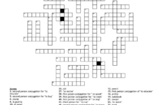 Spanish Crossword Puzzle – Wordmint in Spanish Puzzles Printable Free