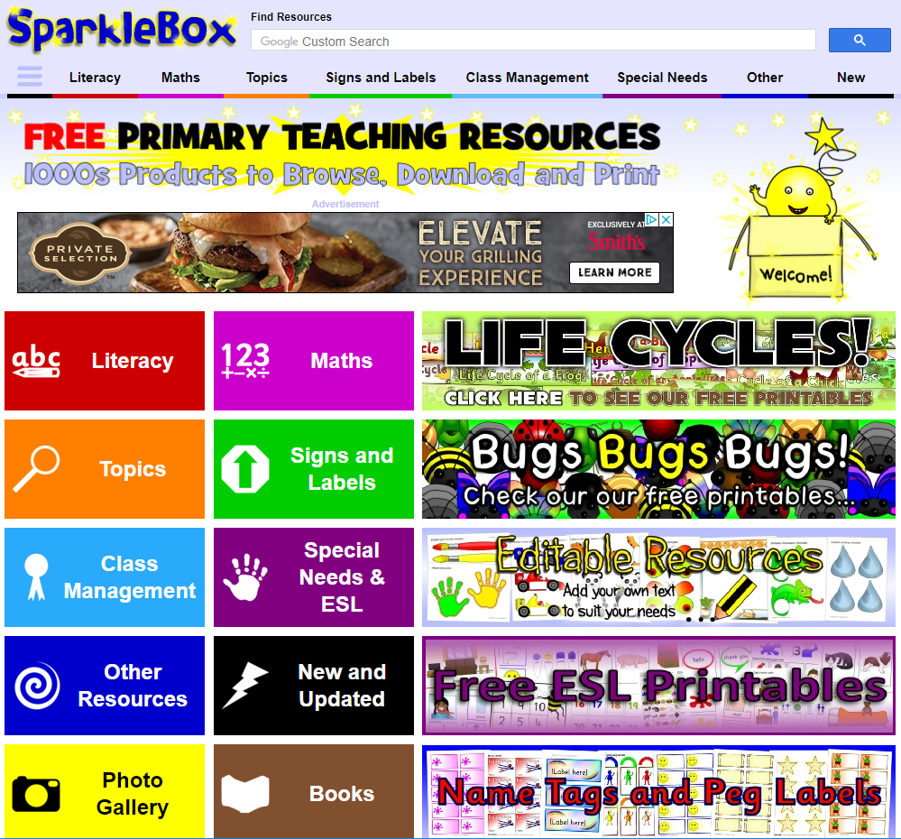 Sparklebox | Usu for Sparklebox Free Printables