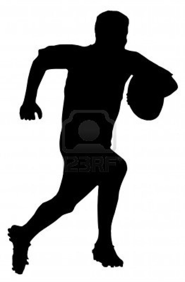 Sport Silhouette - Rugby Football Player Running With Ball Royalty inside Free Printable Wood Burning Patterns Rugby Union