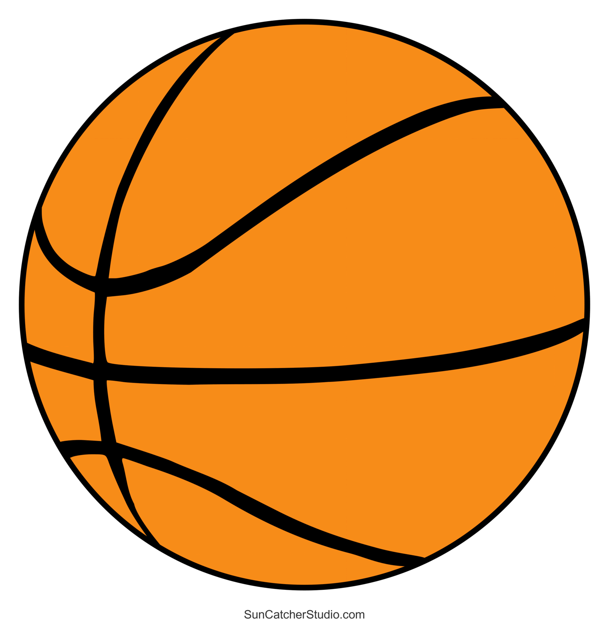 Sports And Ball Patterns And Clip Art (Printable Stencils) – Free with regard to Free Printable Basketball Images