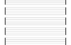 Staff Paper Blank Sheet Music – 10 Free Pdf Printables | Printablee with regard to Free Printable Staff