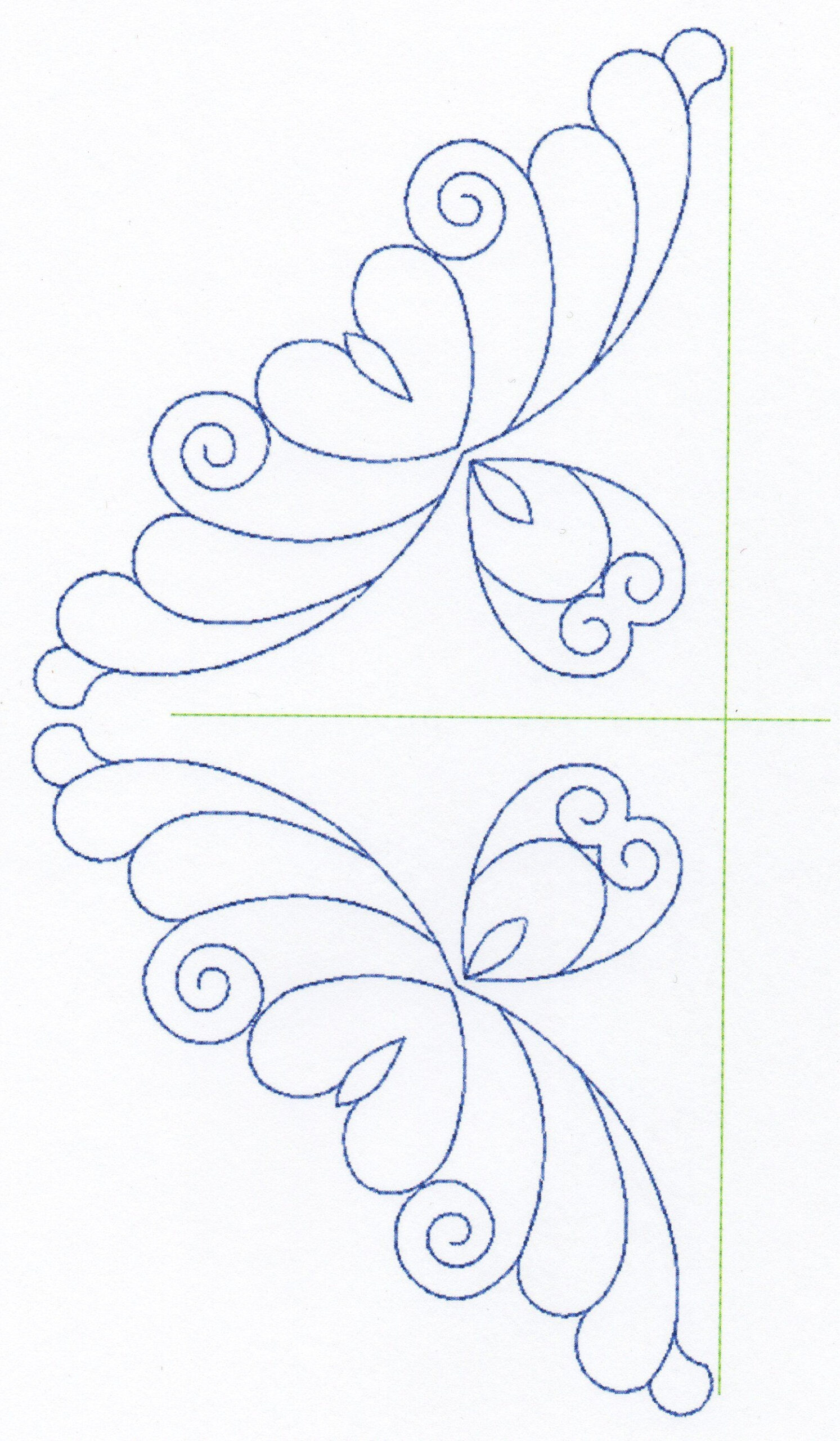 Stencils For Hand Quilting Quilting Stencil Set - 2 Border in Quilting Stencil Templates Free