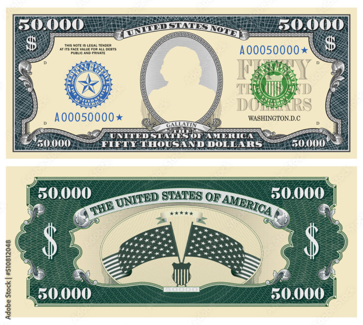 Printable Million Dollar Bill