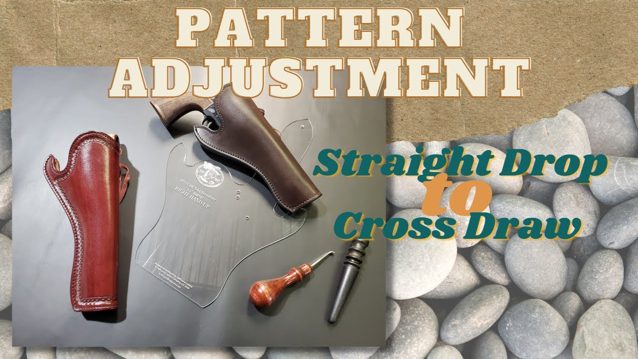 Straight Drop To Cross Draw | Holster Patterns | Leathercraft How To regarding Free Printable Cowboy Cross Draw Holster Pattern