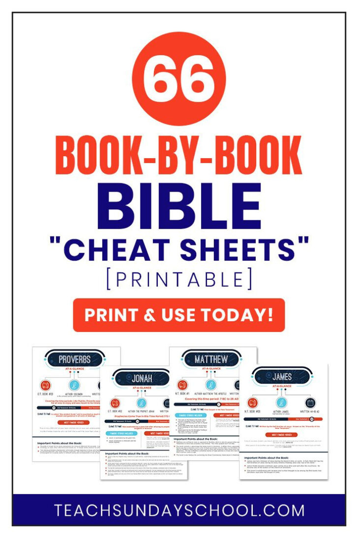 Books of the Bible at a Glance Free Printable
