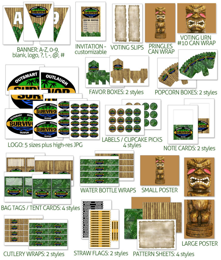 Free Survivor Printables