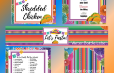 Taco Bar Bundle Download · Major Gates pertaining to Free Printable Taco Bar Labels
