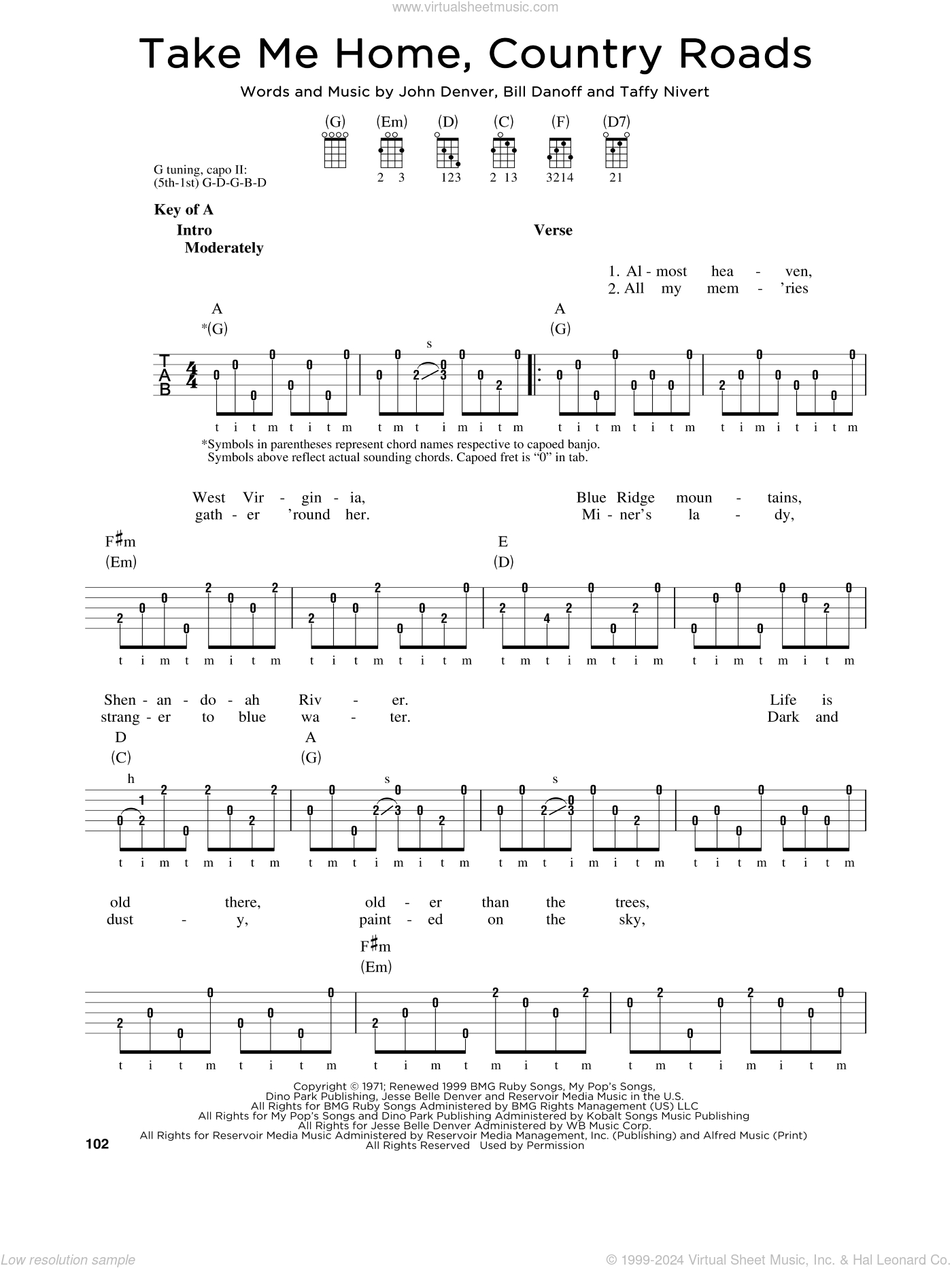 take me home country roads sheet music for banjo solo pdf throughout free printable country guitar sheet music Take Me Home, Country Roads Sheet Music For Banjo Solo (Pdf) throughout Free Printable Country Guitar Sheet Music