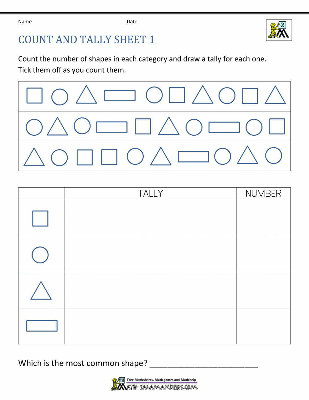 Tally Chart Worksheets for Free Tally Sheet Template