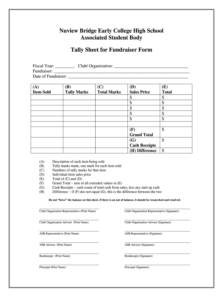Tally Form: Fill Out &amp;amp; Sign Online | Dochub in Free Tally Sheet Template