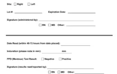 Tb Skin Test Form ≡ Fill Out Printable Pdf Forms Online with Free Printable Tb Forms