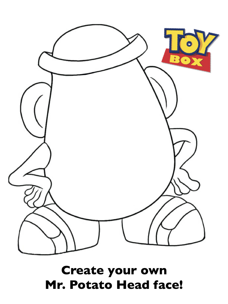 Tea With Mrs. Nesbitt: Mr. Potato Head Template for Free Printable Mr Potato Head Parts