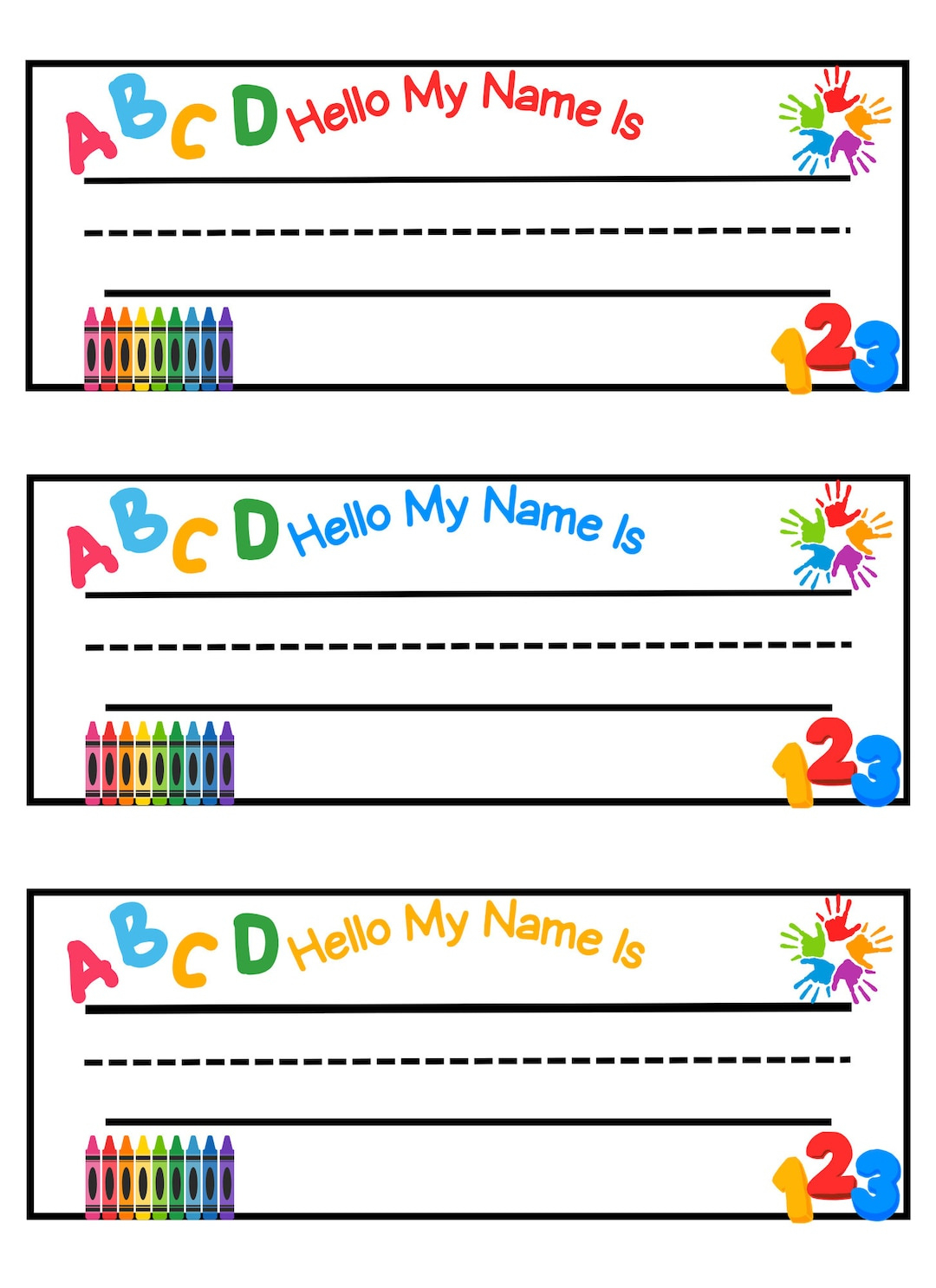Teacher&amp;#039;S Printable Name Tags: Fun Labels For Todd &amp;amp; Preschool with Free Printable Preschool Name Plates