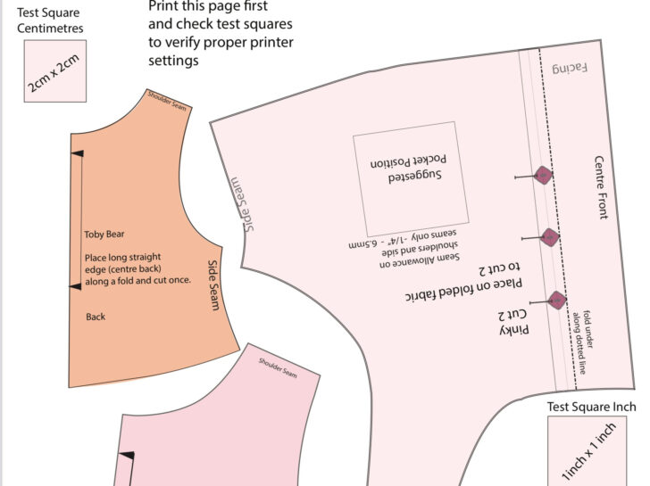 Free Printable Waistcoat Patterns For Teddy Bears
