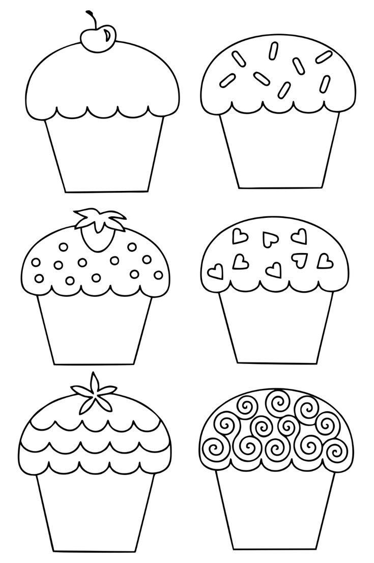 Template Cupcake - 11 Free Pdf Printables | Printablee in Free Printable Birthday Cupcake Template