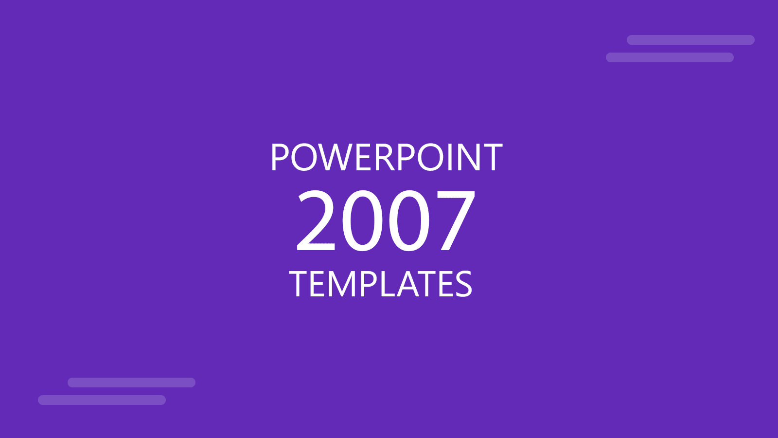 Templates For Powerpoint 2007 (Free Download) regarding Free Access Templates 2007 Download