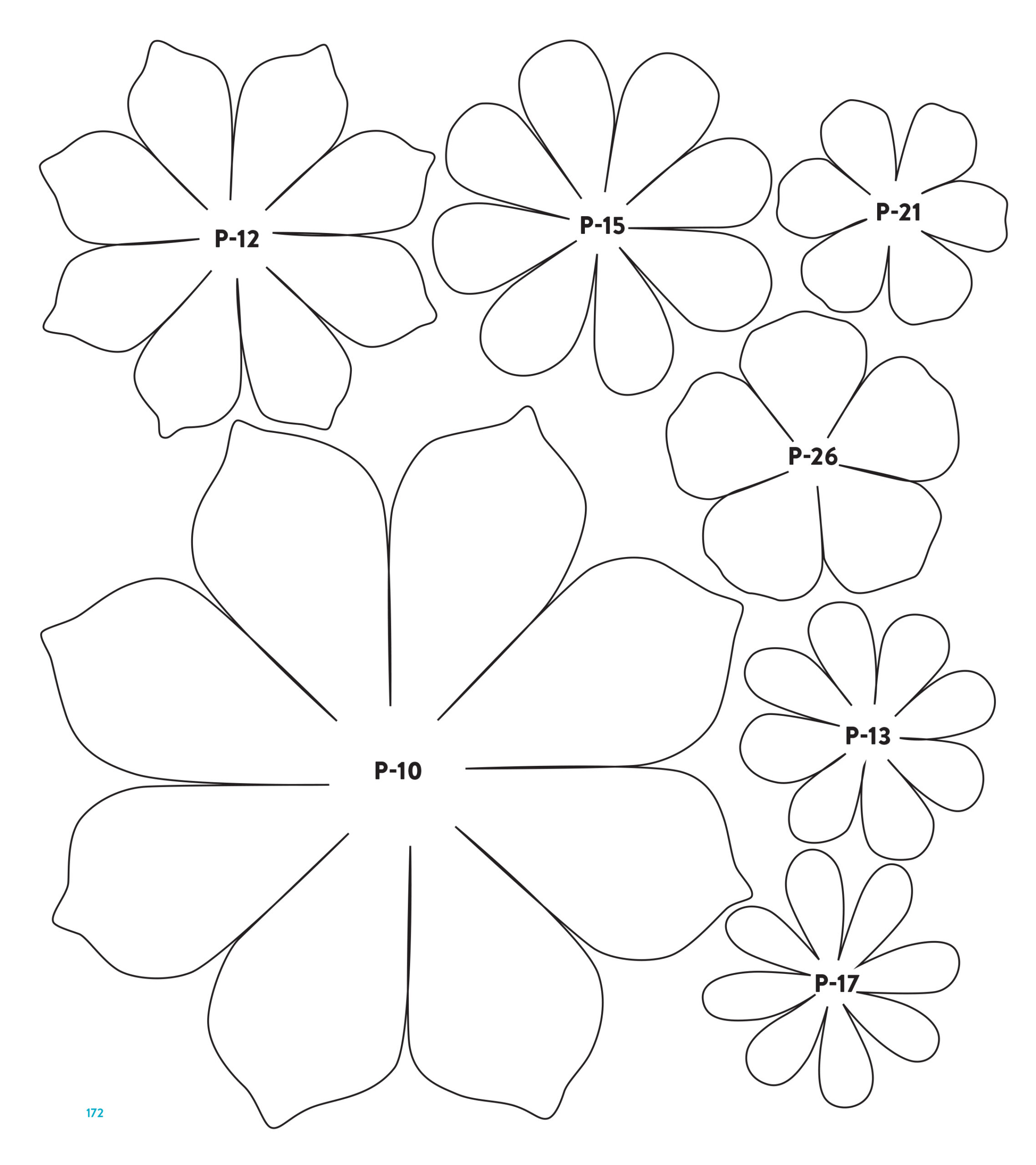 Templates with regard to Paper Flower Templates Free