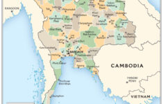 Thailand Maps – Perry-Castañeda Map Collection – Ut Library Online regarding Free Printable Map of Thailand