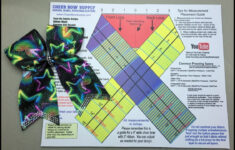 The Easy Way To Make A Cheer Bow with Cheer Bow Template Free