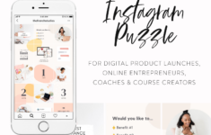 The Launch Instagram Puzzle Template Pack – My Social Boutique regarding Free Instagram Puzzle Template Canva