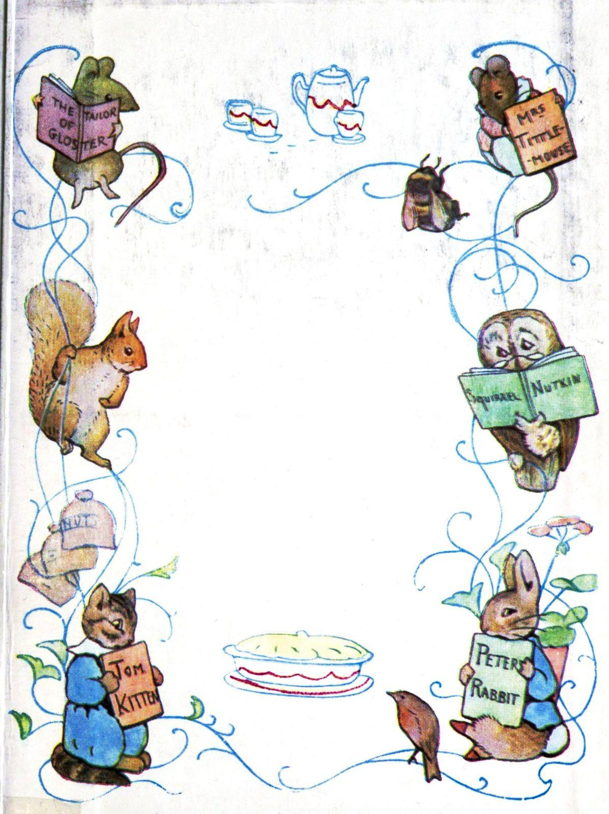 The Tale Of Peter Rabbit Free Crafts, Activities, And Shower Ideas in Free Beatrix Potter Printables