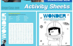 The "Wonder" Book And Movie Are Great For Teaching Kids All About throughout Wonder Book Free Printables