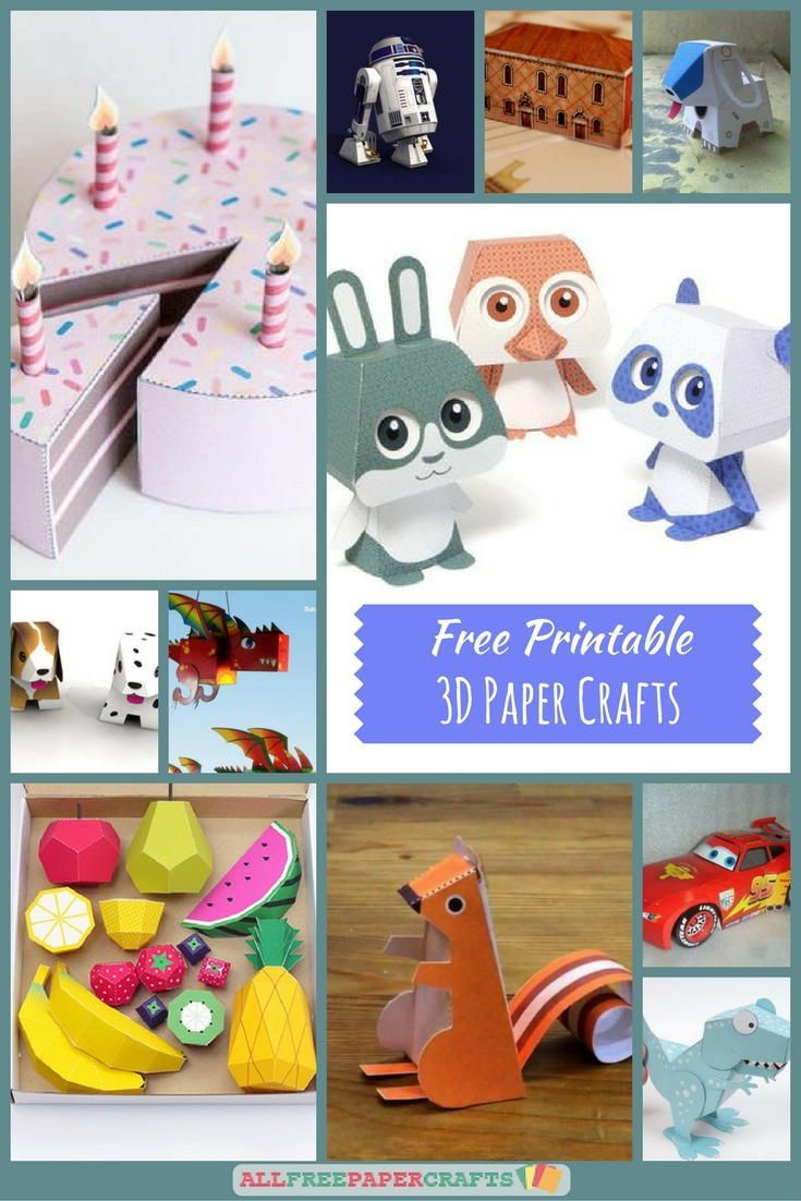 These 21 Free Printable 3D Paper Crafts Are The Coolest! Dinos for Free Printable 3D Paper Crafts