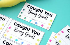 These Printable "Caught You Being Good" Punch Cards Are A Great intended for Free Caught Being Good Printables