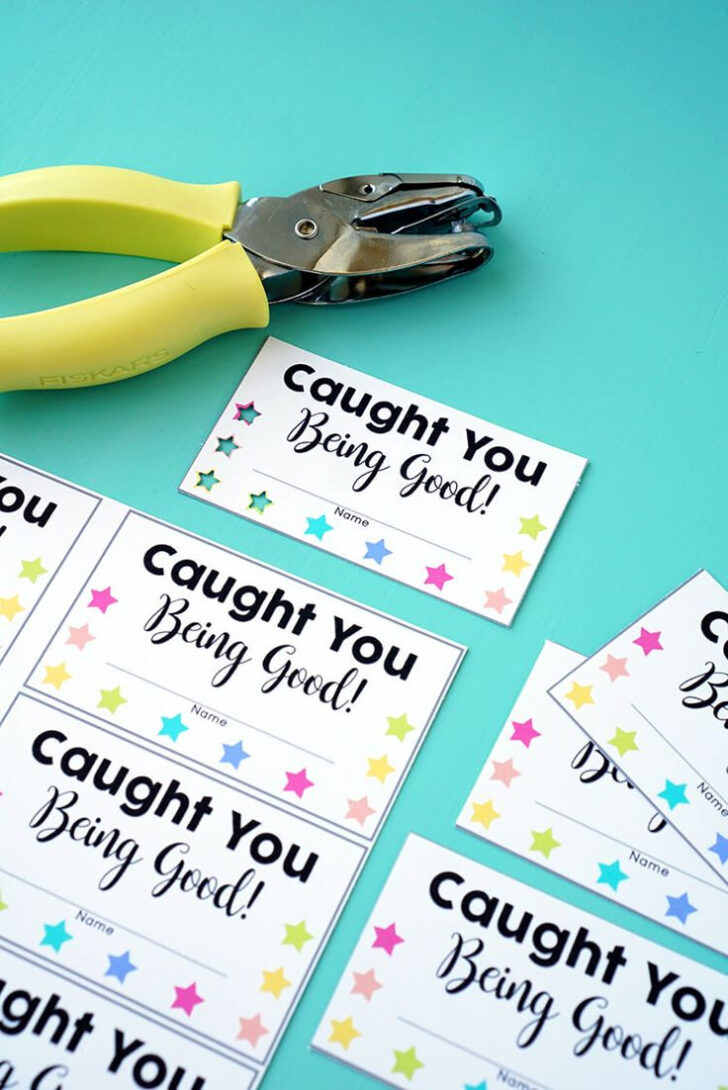 Free Caught Being Good Printables Free Caught Being Good Printables