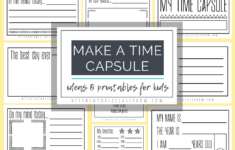 Time Capsules Ideas And Printables For Kids - The Kitchen Table within Free Time Capsule Printables