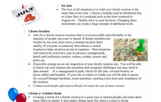 To Download A Pdf Version Of The Family Reunion Checklist within Free Printable Family Reunion Checklist