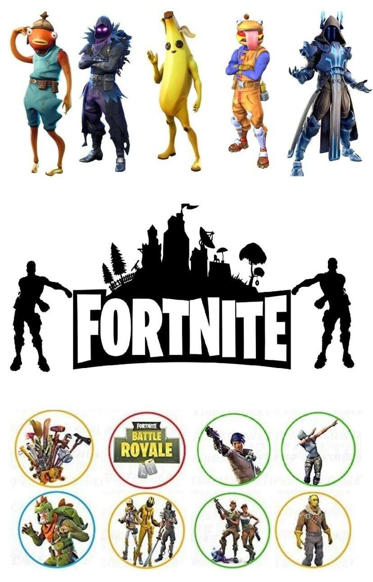 Top Quality Fortnite Edible Cake Decoration Cupcake Toppers A4 regarding Free Printable Fortnite Cake Toppers
