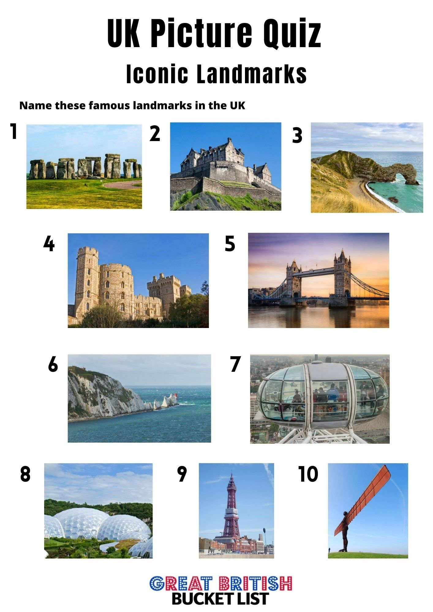 Uk Picture Quiz - 50 Questions And Answers For Your Next Pub Quiz inside Free Printable Picture Quizzes Uk