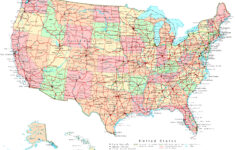 United States Printable Map inside Free Printable USA Map