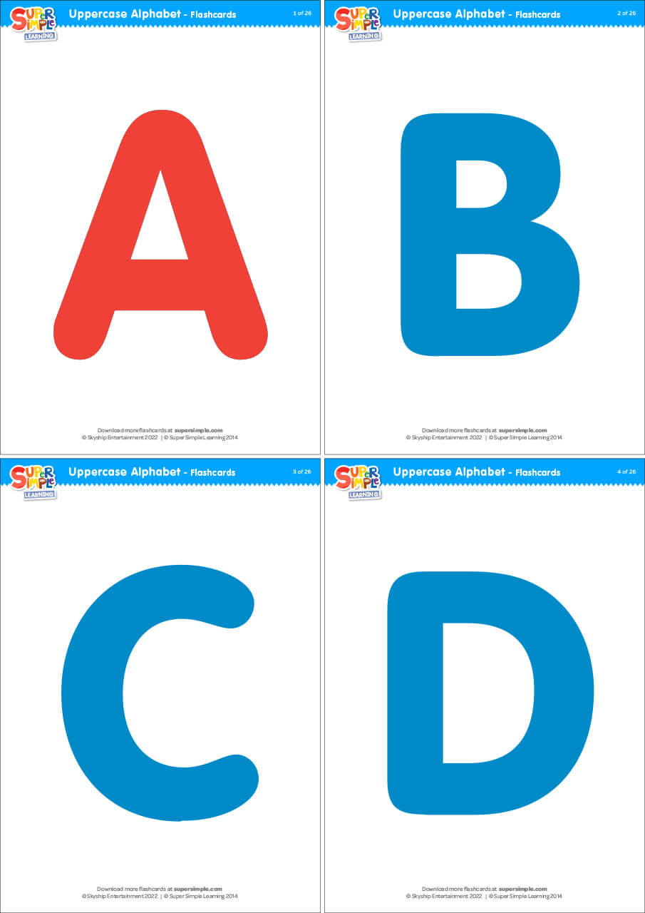 uppercase alphabet flashcards super simple with regard to free printable alphabet flash cards Uppercase Alphabet Flashcards - Super Simple with regard to Free Printable Alphabet Flash Cards