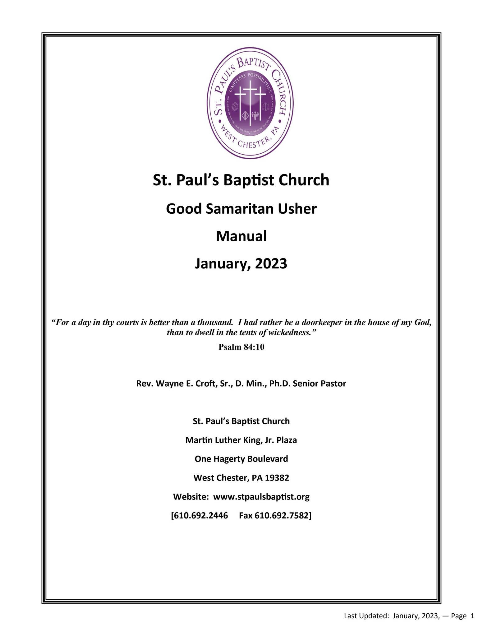 Usher&amp;amp;#39;S Manual 01012023Spbc - Issuuspbc - Issuu with regard to Universal Church Usher Signals Printable