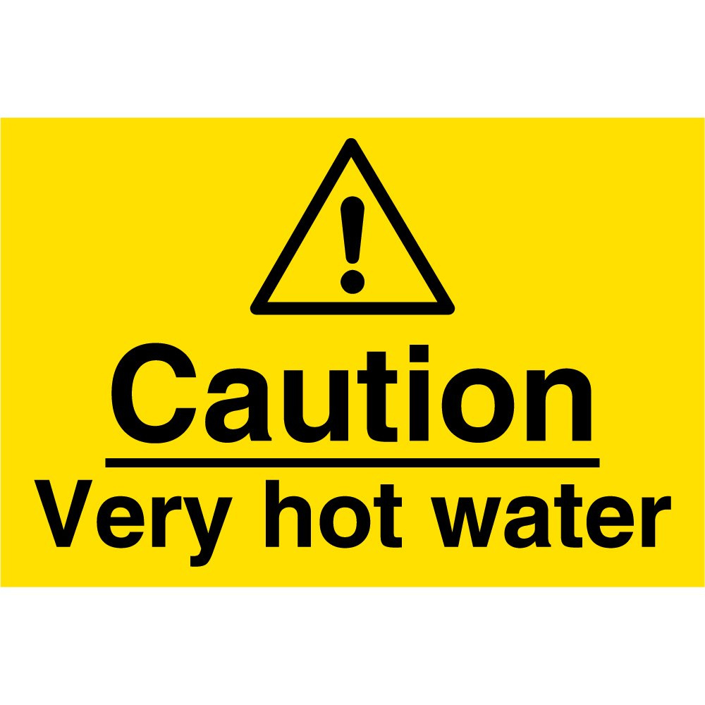 Very Hot Water Signs - From Key Signs Uk inside Caution Hot Water Sign Free Printable