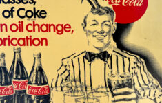 Vintage Free Coca-Cola Sign: Double Sided Collectible Advertising regarding Free Printable Vintage Coke Machine Signs