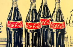 Vintage Free Coca-Cola Sign: Double Sided Collectible Advertising with Free Printable Vintage Coke Machine Signs