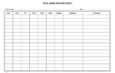 Vital Signs Chart Printable throughout Free Printable Vital Signs Chart