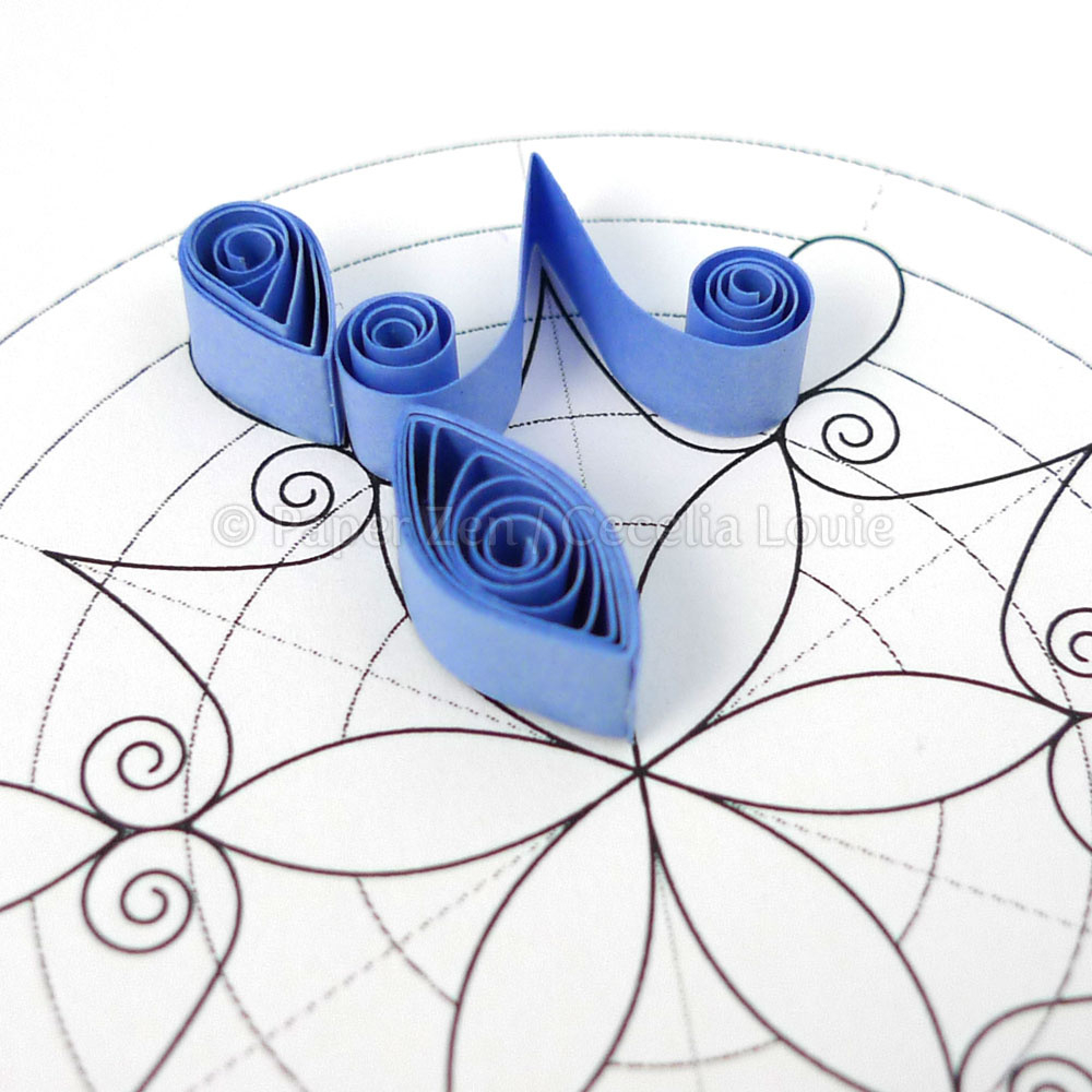 Welcome To Paper Zen ~ Cecelia Louie: Quilling Snowflake Pattern regarding Free Printable Quilling Templates